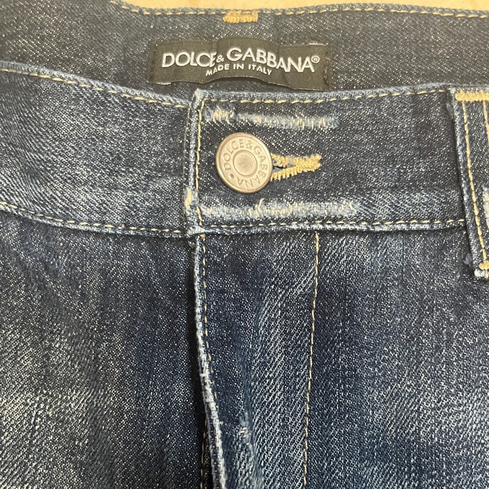 Dolce & Gabbana Blue Flare Jeans